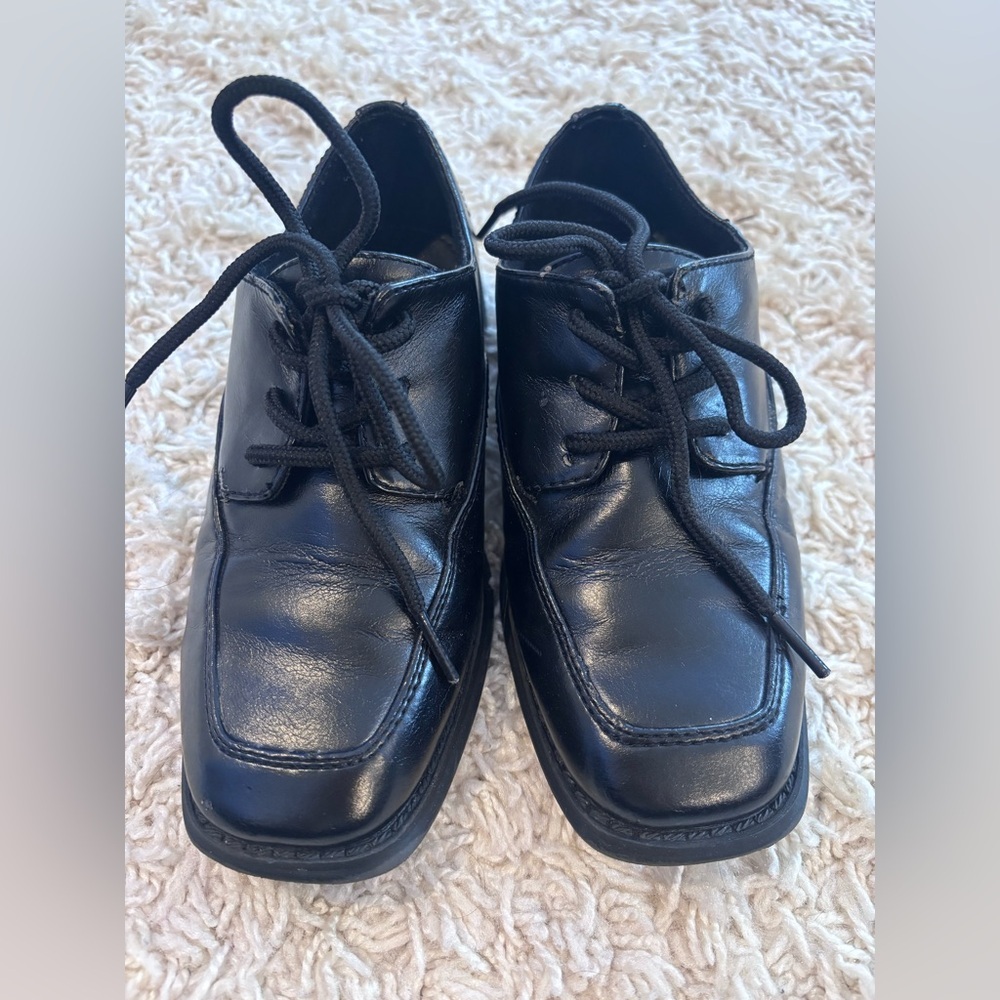 Sonoma Black Lace-Up Dress Shoes